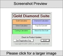 Gold Diamond Calculator Suite Screenshot